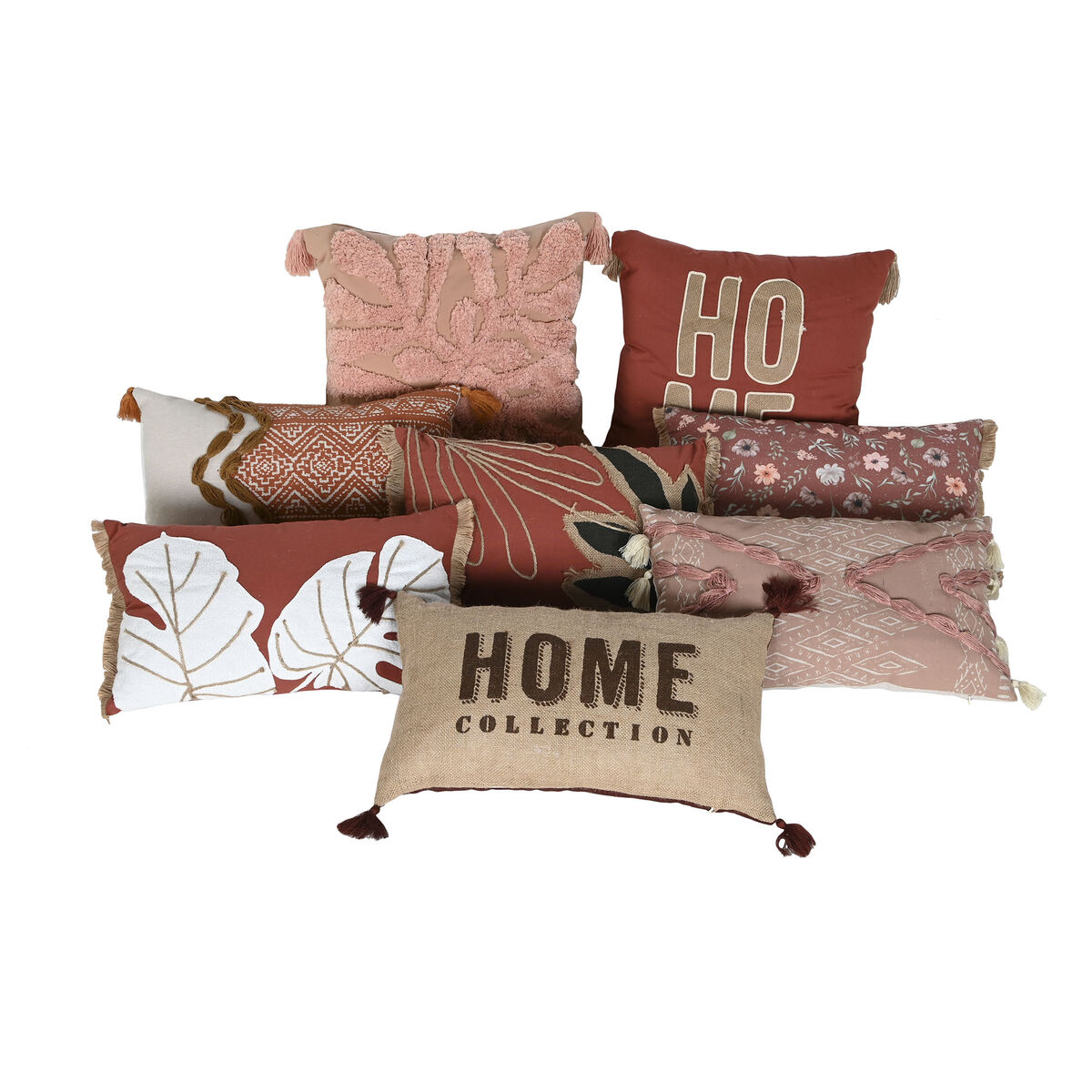 Pernă Home ESPRIT Teracotă Boho 50 x 5 x 30 cm
